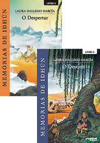 Memórias de Idhún. Livro 3: O Despertar, y Memórias de Idhún. Livro 4: O Destino. Memórias de Idhún. Livro 3: O Despertar, y Memórias de Idhún. Livro 4: O Destino.